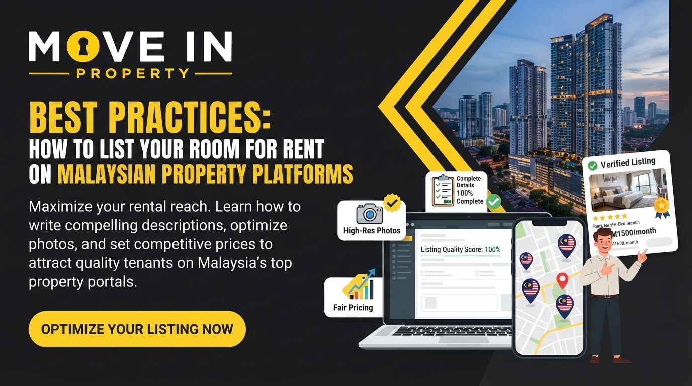 Best Practices: How to List Your Room for Rent on Malaysian Property Platforms