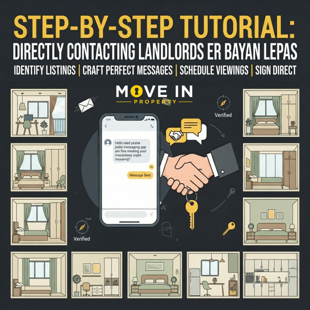 Step-by-Step Tutorial: Directly Contacting Landlords for Room Rentals in Bayan Lepas