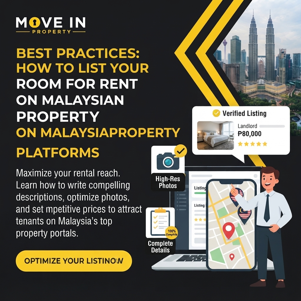 Best Practices: How to List Your Room for Rent on Malaysian Property Platforms